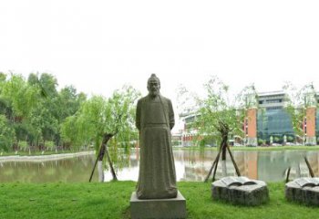 贵阳中国古代杰出的法医学家石雕宋慈雕塑像