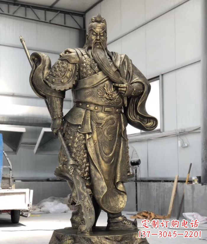 贵阳铸铜关公雕塑