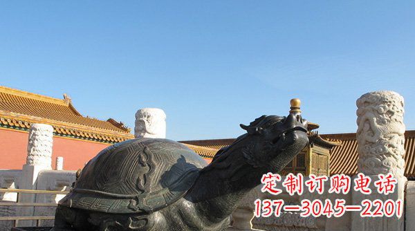 贵阳铸铜龙龟寺庙神兽铜雕