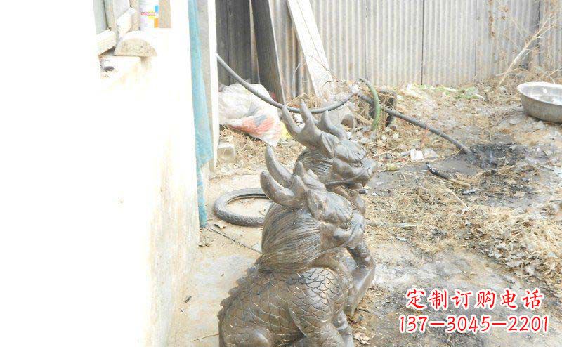 贵阳铸铜麒麟古代神兽铜雕