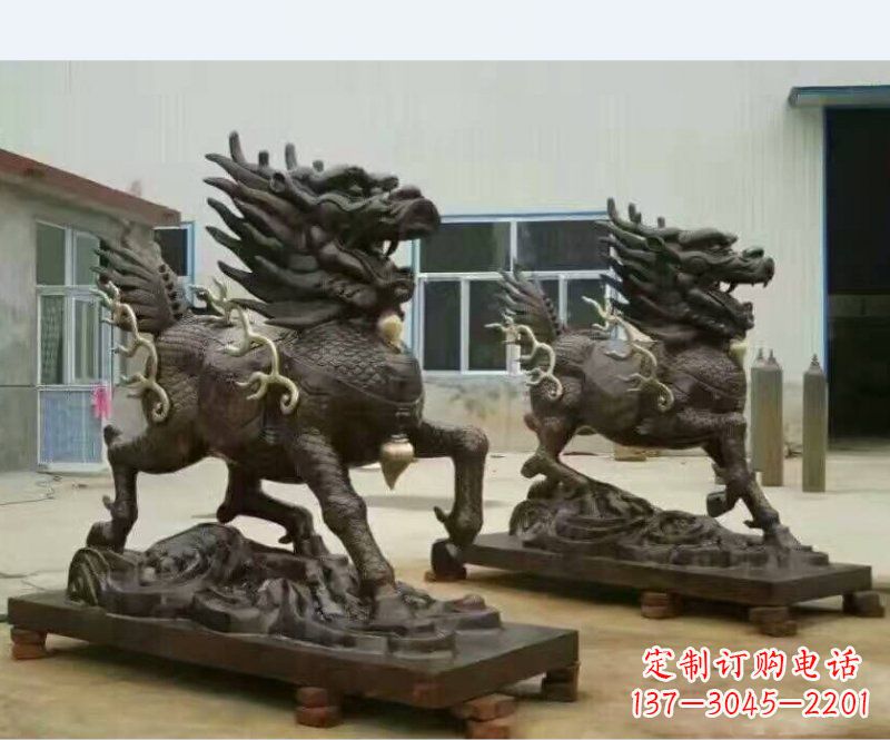 贵阳铸铜企业麒麟雕塑