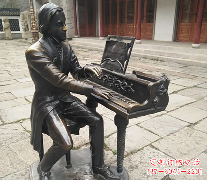 贵阳铜雕钢琴