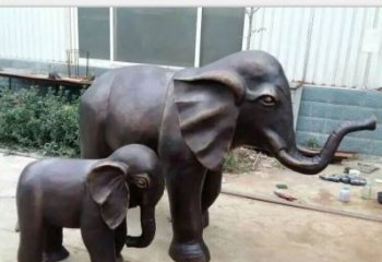 贵阳铸铜公园大象雕塑