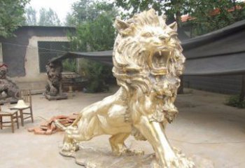 贵阳铸铜狮子铜雕 (3)