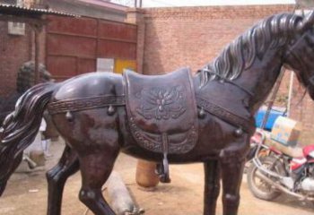 贵阳紫铜马公园铜雕